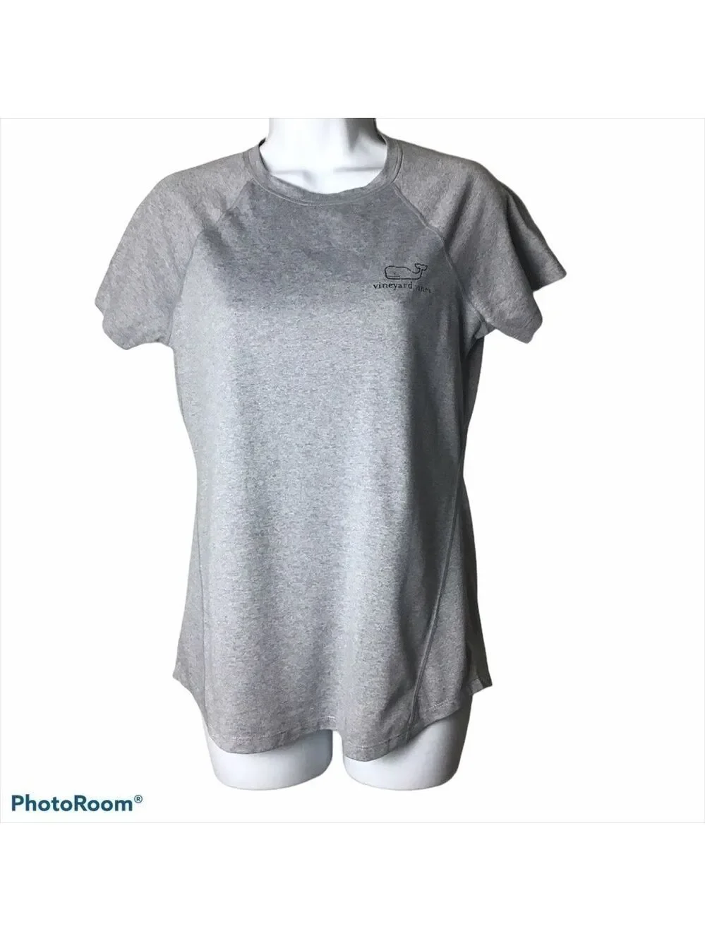 VINEYARD Vines Performance Tee in Gray - Picture 2 of 6